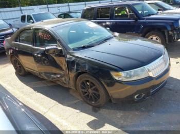  Salvage Lincoln MKZ