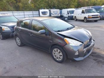  Salvage Toyota Prius c