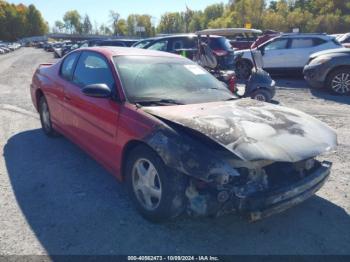  Salvage Chevrolet Monte Carlo