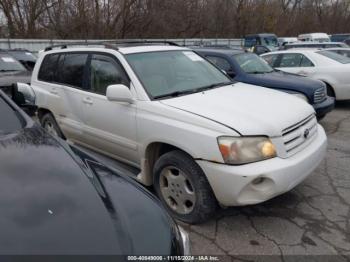  Salvage Toyota Highlander