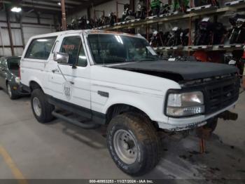  Salvage Ford Bronco