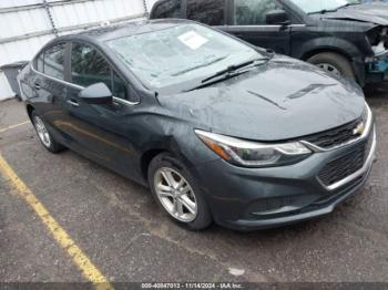  Salvage Chevrolet Cruze