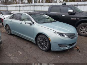  Salvage Lincoln MKZ Hybrid