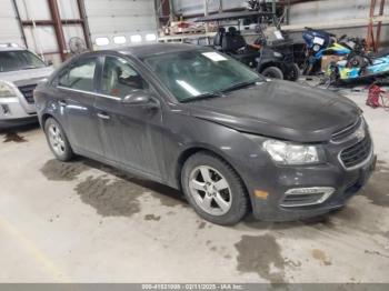  Salvage Chevrolet Cruze