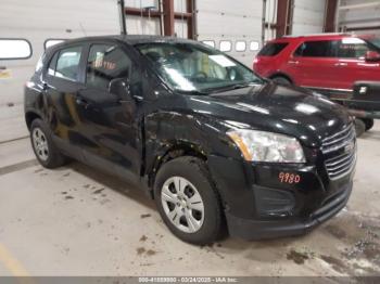  Salvage Chevrolet Trax