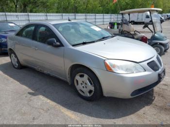  Salvage Pontiac G6