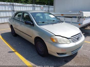  Salvage Toyota Corolla