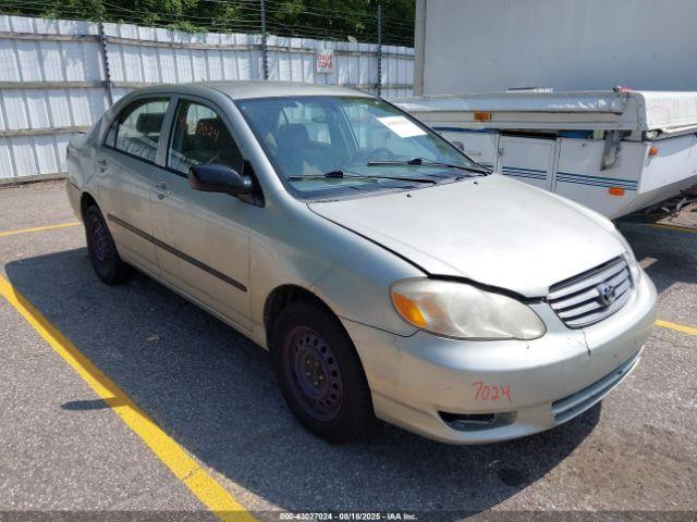  Salvage Toyota Corolla
