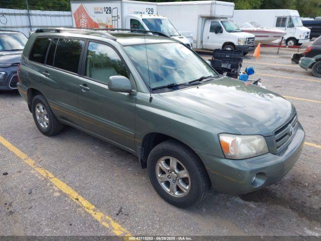  Salvage Toyota Highlander