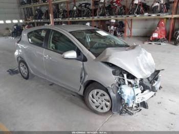  Salvage Toyota Prius c