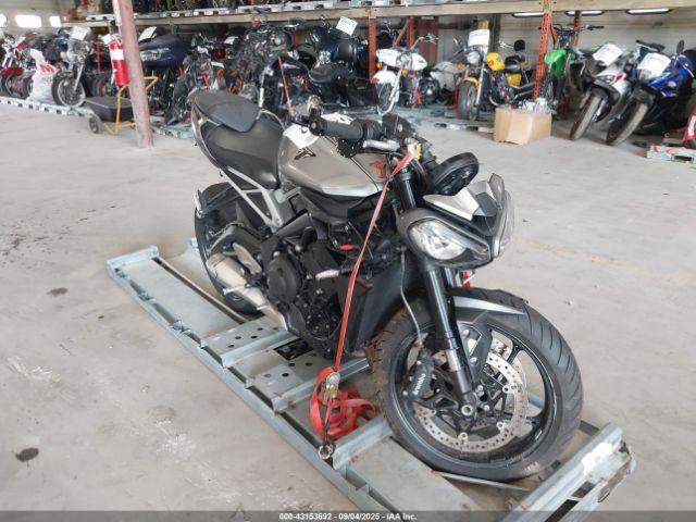  Salvage Triumph Motorcycle Street Triple