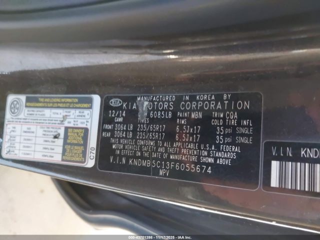 Kia Sedona Lx Image 8