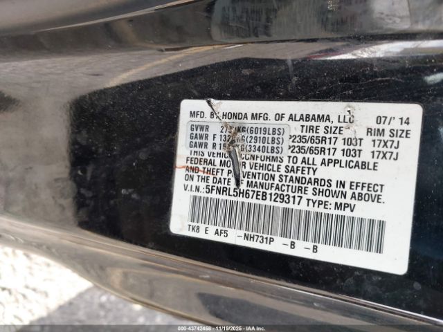 Honda Odyssey Ex-l Image 9