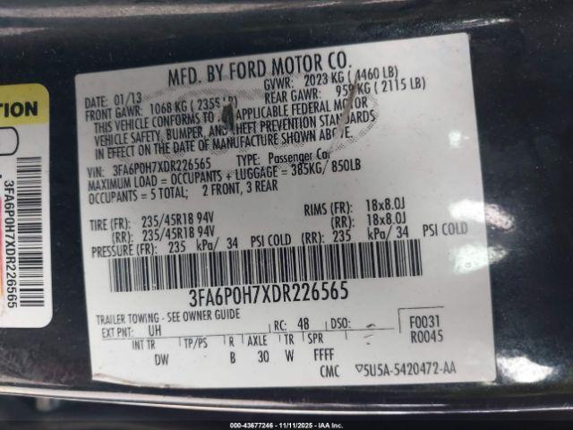 Ford Fusion Se Image 10