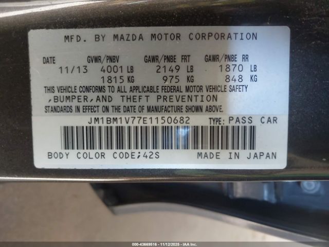 Mazda Mazda3 I Touring Image 6