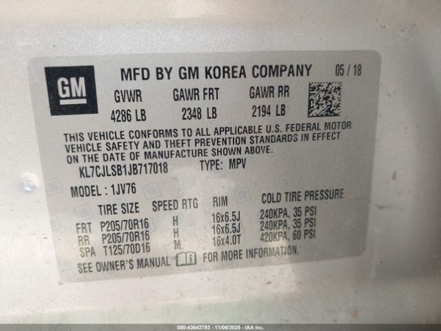 Chevrolet Trax Lt Image 9