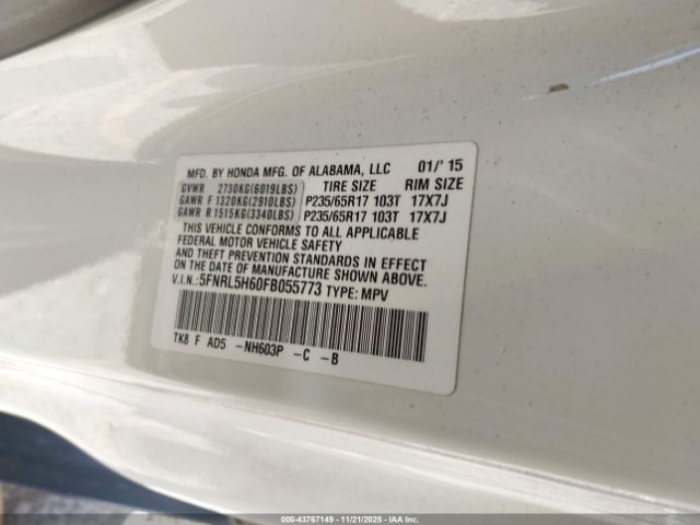 Honda Odyssey Ex-l Image 5