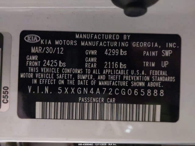 Kia Optima Ex Image 5