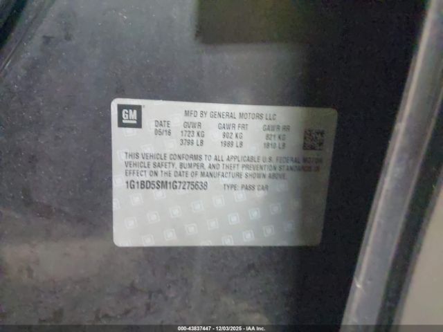 Chevrolet Cruze Lt Manual Image 7