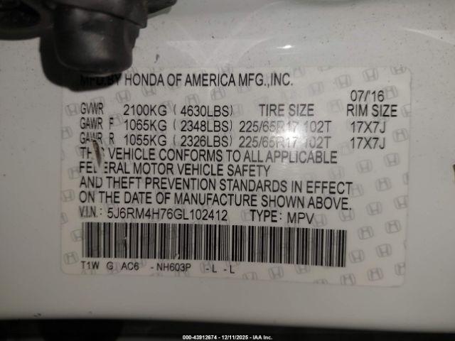 Honda CR-V Ex-l Image 11