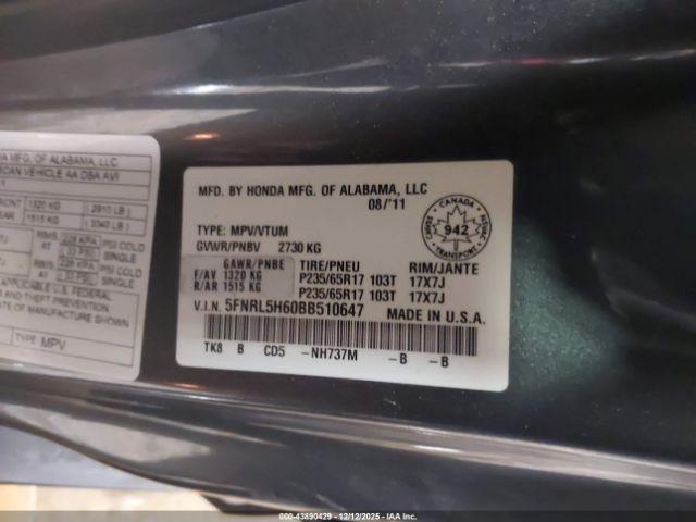 Honda Odyssey Ex-l Image 9