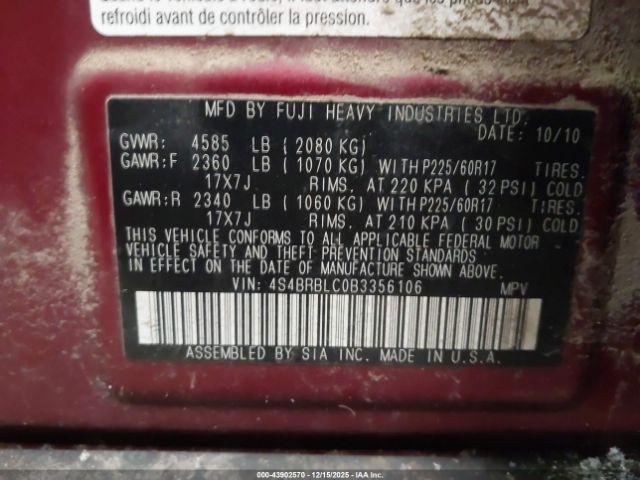 Subaru Outback 2.5i Limited Image 14