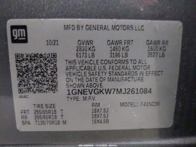 Chevrolet Traverse Awd Lt Cloth Image 13