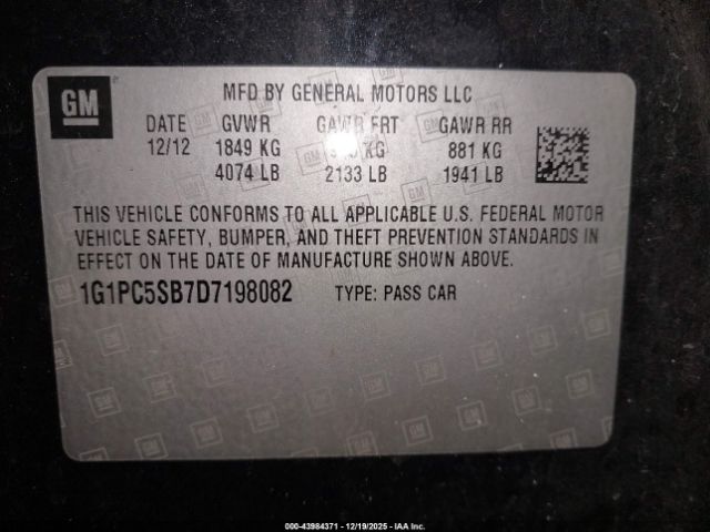 Chevrolet Cruze 1lt Auto Image 11