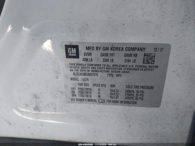 Chevrolet Trax Ls Image 7